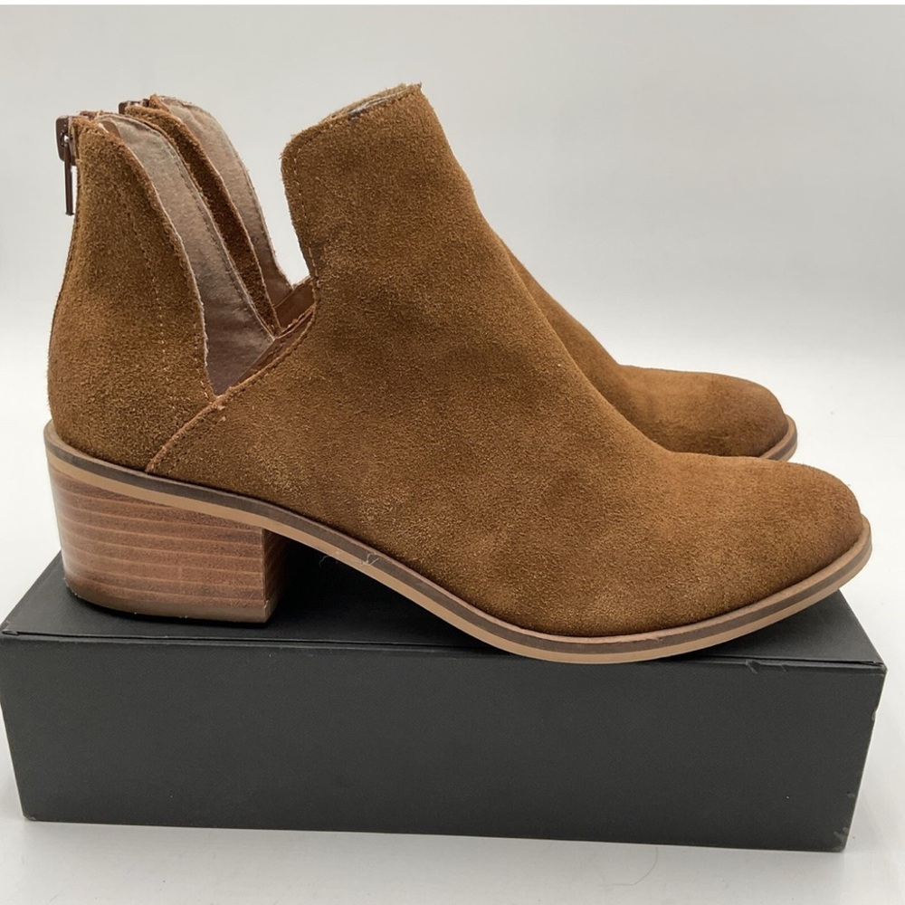Steve Madden Brown Suede Ankle Booties